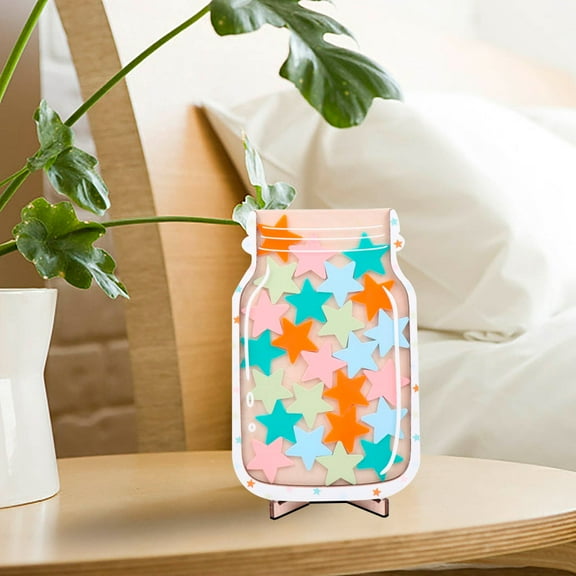 Reward Jar,Star Jar,Magnetic Reward Jars for Kids,Star Jar Reward System,Potty Tokens Training,Student Awards Incentives Supplies,Teacher Classroom Management Tools,Gifts for Boys Girls