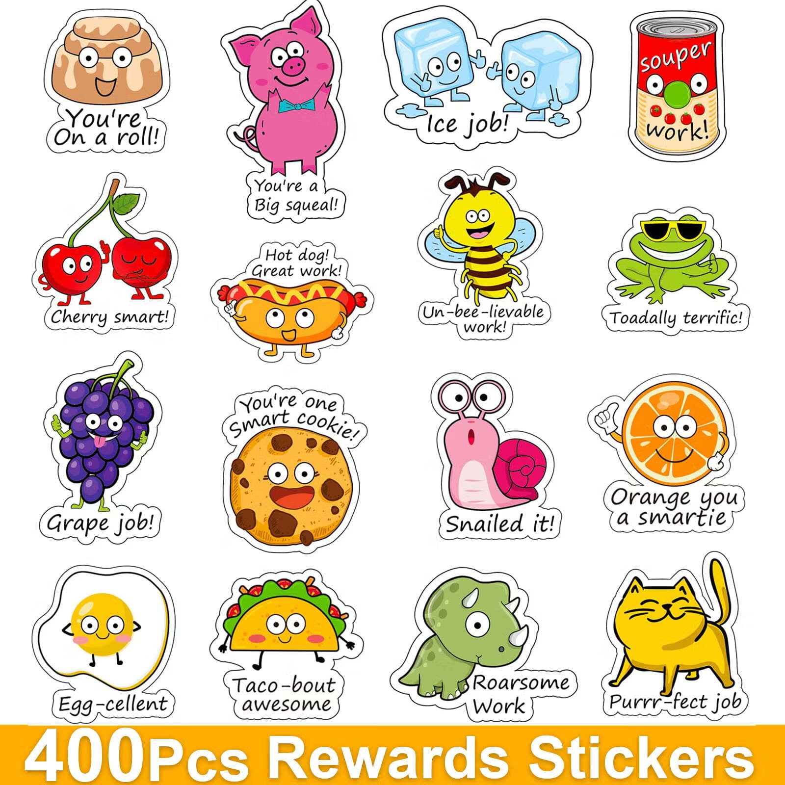 Sweet Honey Bee Stickers (25 pcs)