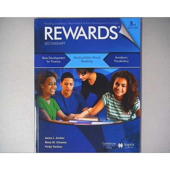 Rewards: Multisyllabic Word Reading, Student Book, Secondary Level