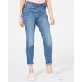 thumbnail image 1 of Rewash Junior's High Rise Button Fly Straight Leg Jeans Blue Size 13, 1 of 3
