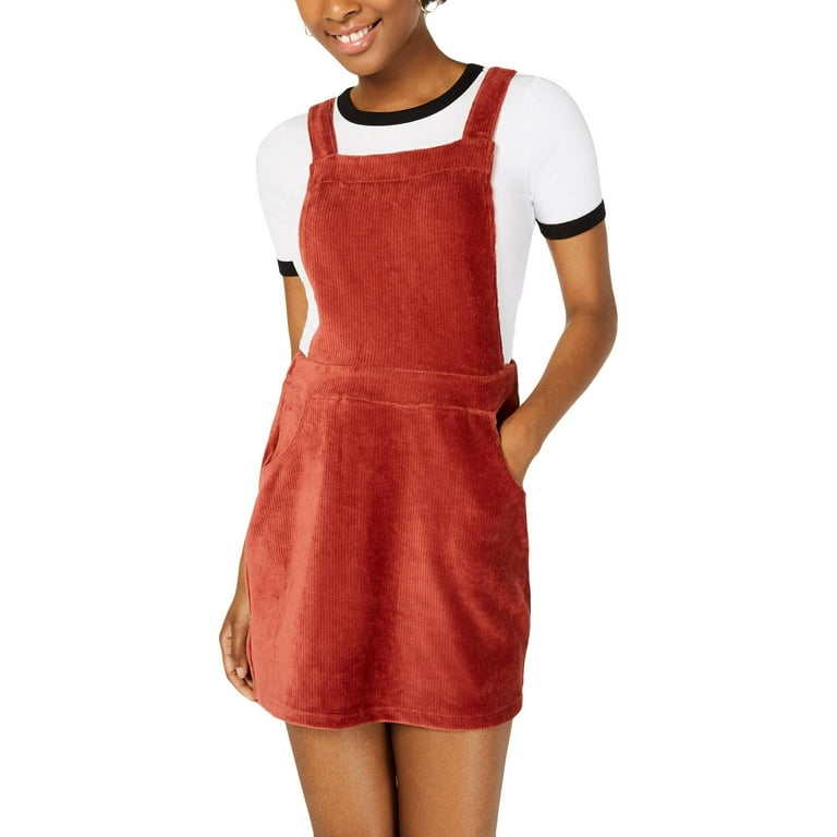 Orange overall skirt new arrivals