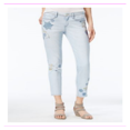 thumbnail image 1 of Rewash Juniors' Embroidered Ripped Skinny Jean Dark Blue 13/31, 1 of 1