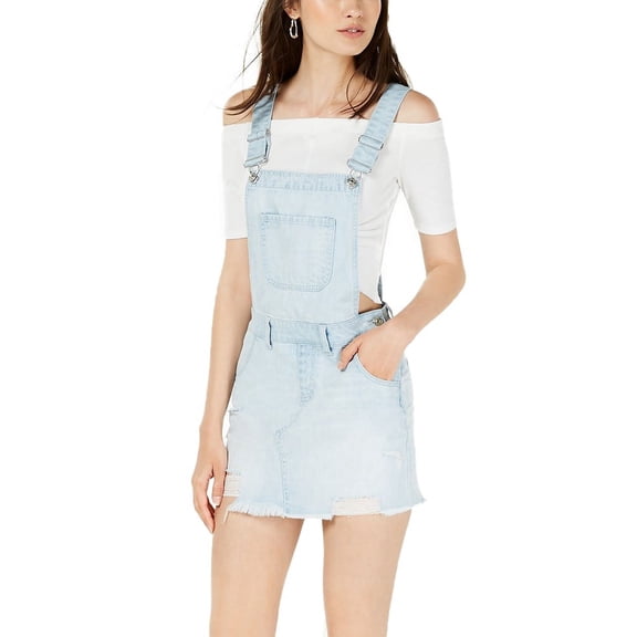 Rewash Juniors Frayed Skirtall Blue XL