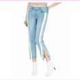 thumbnail image 1 of Rewash Juniors Striped Snap Side Jeans Blue 0, 1 of 1