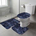 thumbnail image 1 of Rewenti 3-Piece Winter Bath Mat Set Velvet Fleece Thick Water Absorbent Non Slip for Bathroom, 1 of 6
