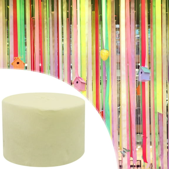 Rewenti 4.5cm x 25m (81inch) Colored Crepe Paper Roll - Bright Crepe Paper Streamers, 1 Count Roll for DIY Crafts, Party Decor & Celebrations