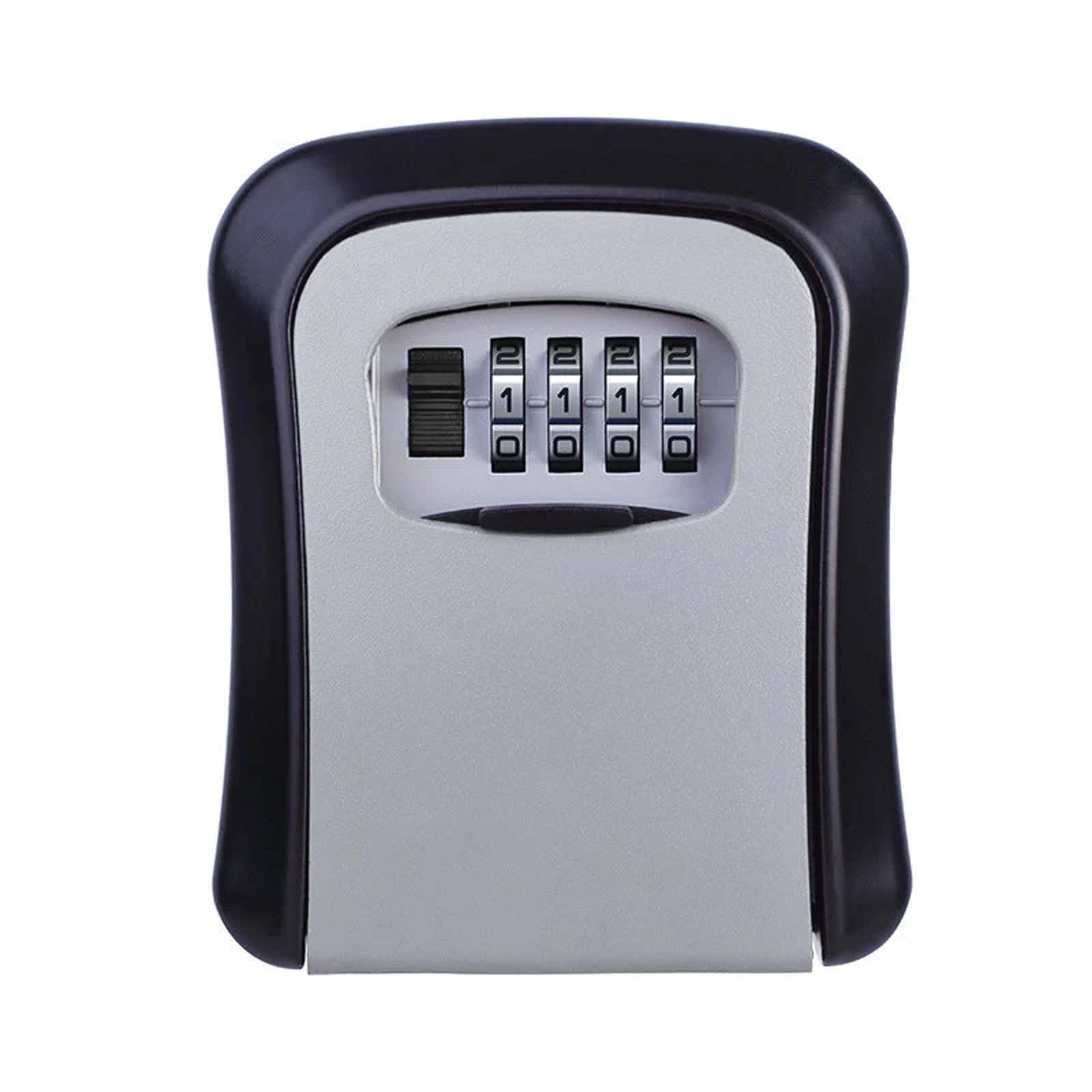 Key Walmart Rewenti 4-Digit Combination Key Safe Wall Mounted Combination Key ...