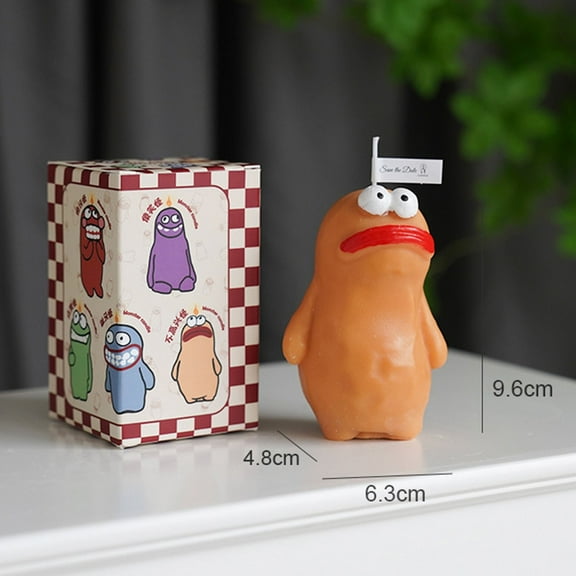 Rewenti Cute and Quirky Scented Candles Home Fragrance Decoration Candles Birthday Gift Small Soy Wax Candles for Women Gift Set