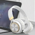 thumbnail image 1 of Azrian Over Ear/Bluetooth Headphones Noise Canceling Headset Plug In Cable/Bluetooth Heavy Bass Intelligent Noise /Reduction Hifi Speaker Super Long Life Inductive 0 Delay Galentines Day, 1 of 6