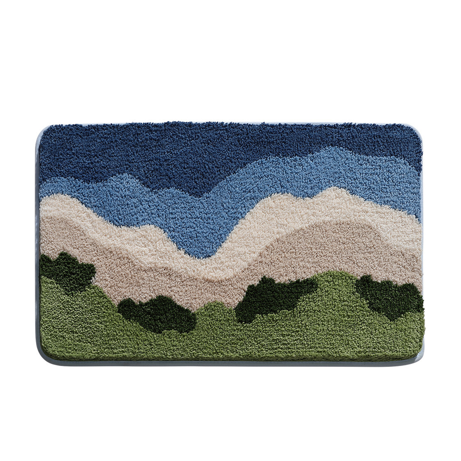 SUNYOK Bathroom Rug Black and Gold Decor Bathroom Rugs Non Slip Bath ...