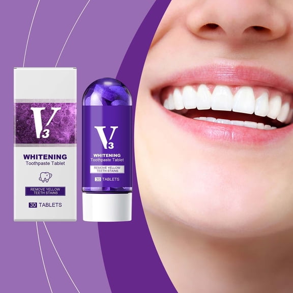 Rewenti Huanbai Toothpaste Tablet Tooth Cleaning Dentals Yellowness Dentals Tartars Oral Odor Nursing Portable Cleaning Tablet