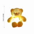 thumbnail image 1 of Rewenti Light-Up Stuffed Animal LED Teddy Bear Plush Toy with Multicolored Lights Valentine's Day Gift Night Light Battery-Powered, 1 of 2