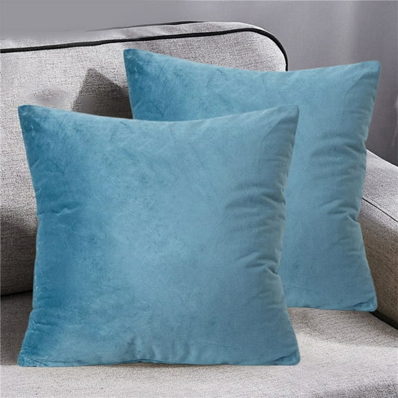 Rewenti Linen & Velvet Pillow Cushion - Modern Large Backrest Bedside Lumbar Pillow, Living Room office Sofa Cushion, Solid Color Home Decor Pillow (Includes Insert) Home Decor