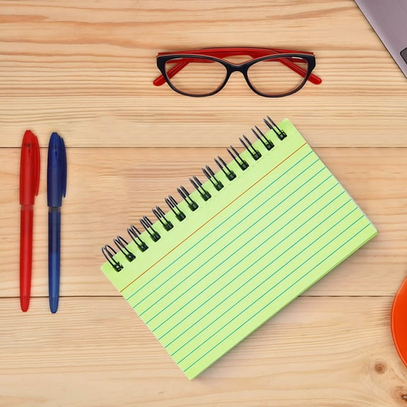 Rewenti Notebook B5 with Frosted Cover, Horizontal Line Lined Spiral Notebook, Thickened Memo Pad Notepad