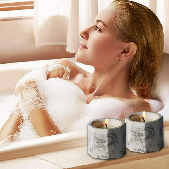 Rewenti Plaster Cup Scented Candle Soy Candle Home Aromatherapy Holiday Candle Gift Funny Unique Gift for Women Sisters Birthday Relaxation