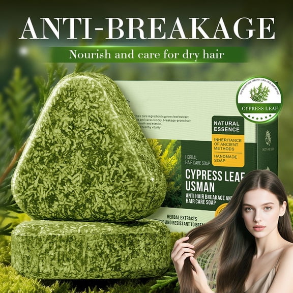 Rewenti Platycladus Orientalis Leaf Usman Grass Hair Care Soap 100g