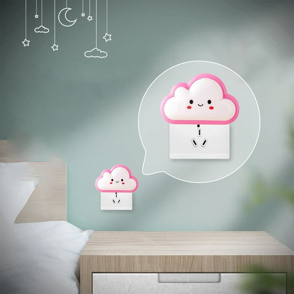 Rewenti Plug In Night Light Bedside Night Light Eye Protection Sleep Light Bedroom Corridor LED Night Light