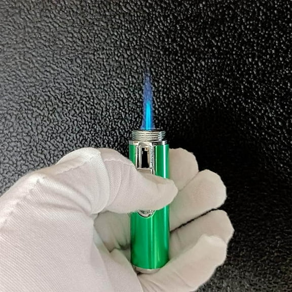 Rewenti Rechargeable Butane Torch Lighter Slim Butane Lighter Multipurpose Hand Lighter Refillable Windproof for Everyday