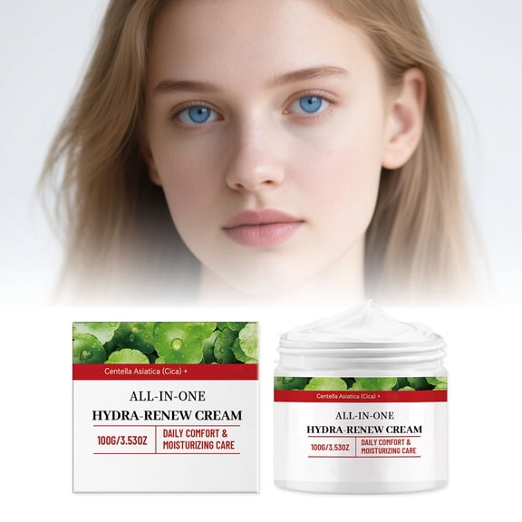 Rewenti Reverses Time Cream for Face Daily Moisturizer with Hyaluronic Lightweight Hydrating Cream 100g