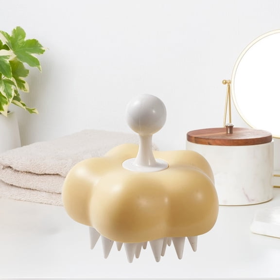 Rewenti Shampoo Brush Shampoo Comb Wash Head Massage Brush Shampoo Brush Shampoo Massage Comb Soft Hard Moderate Head Massage Artifacts Home Decor