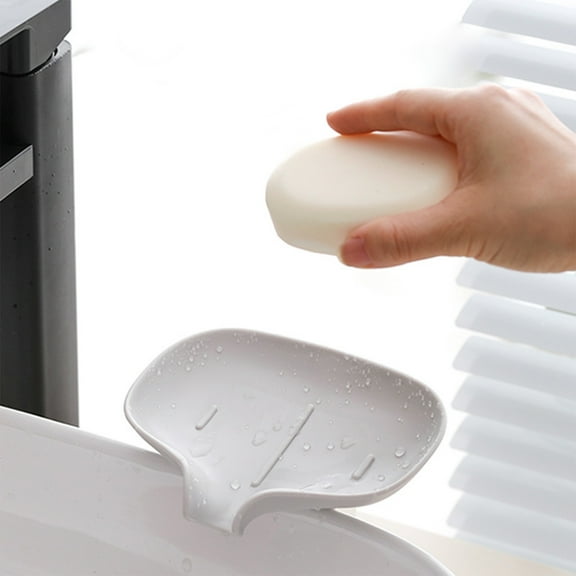 Rewenti Tilt Soap Storage Rack - Easy Clean Soap Rack Suitable for Shower, Bathroom & Kitchen Sink, Drain Soap Box for Soap Storage