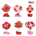 thumbnail image 1 of Rewenti Valentine's Day Decorations Props Gifts Desktop Decorations Small Flags Flowers Balloons Party Supplies, 1 of 5