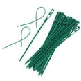 Rewera 50Pcs Adjustable Garden Plant Twist Ties Flexible Plastic