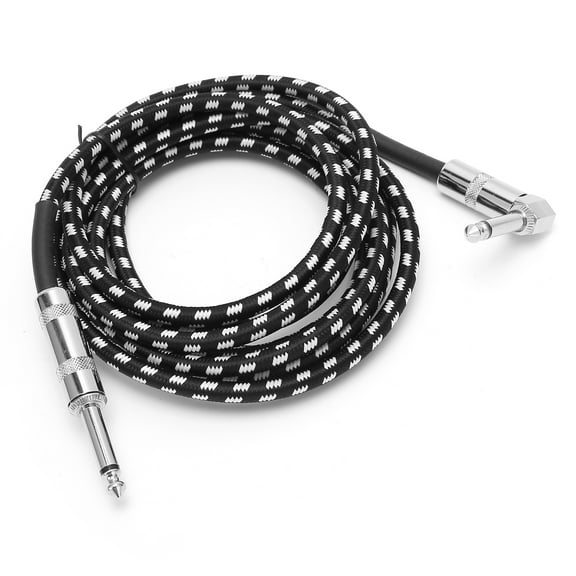 Rewera 6.35mm Male Head Audio Guitar Cable - Electric Guitar Amplifier Cord, 1/4 Inch Instrument Cable, 3 Meter Length