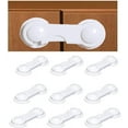 Rewera Cupboard Child Lock Drawer Lock Pack of 10 Drawer Lock