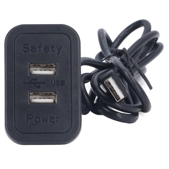 Rewera Double USB Charge Station 5V Sofa Recessed USB Power Hub Wiring Board Power Outlet Socket for Household