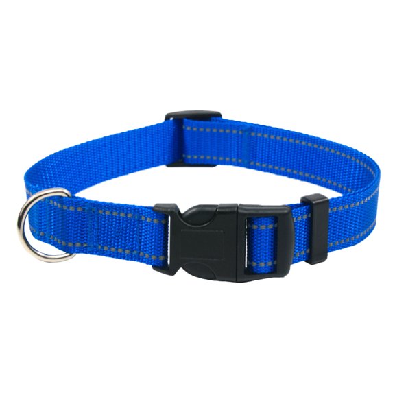 Rewera Petfamily Reflective Dog Collar, Adjustable Nylon Pet Collar with Metal Buckle for Small Medium Large Dogs
