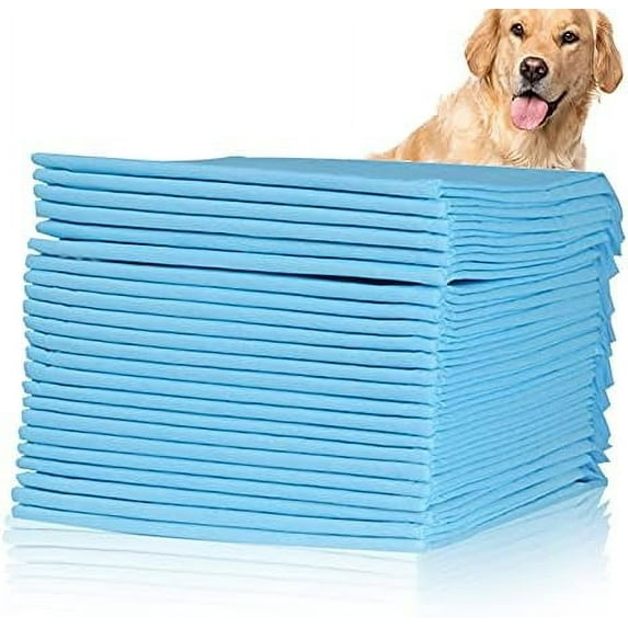 Rewera Training Mats for Learning 20Pcs Dog Training Mat, Breathable, Super Absorbent, Disposable Alese Puppy Waterproof Floor Protection Mat for Dogs, Cats, XL, 60 x 90