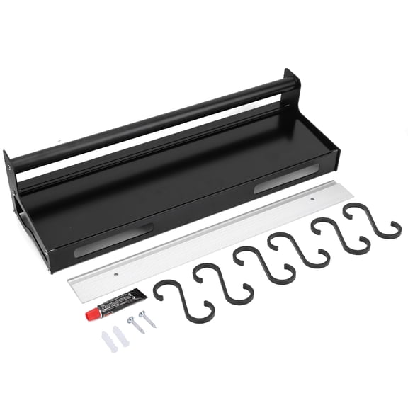 Rewera Wall/Hanging Pan Rack for Pots & Pans, 40cm Storage Solution Efficient Kitchen Organizer