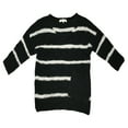 thumbnail image 1 of Rewind Junior Women's Black/White Striped Sweater With Pocket Size Small, 1 of 4