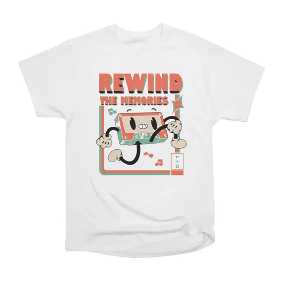 Rewind The Memories T-Shirt Tee Gift For Him Merch For Her Apparel For Friend