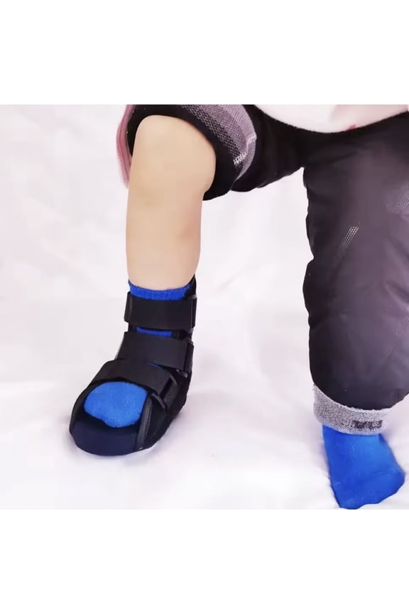 Orthopedic Walker Brace Base Support Walking Boot Non-Air Walker Rehab Orthotic Ankle, Toe, Foot Fracture Plantar Fasciitis (SM-MED)