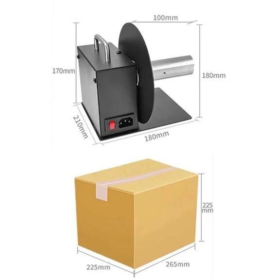 Rewinding Machine Automatic Label Rewinder Self-Adhesive Barcode Paper Label Recycling Machine