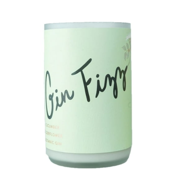 Rewined Company Natural Soy Candle Bottle, Gin Fizz Scent, 10 Ounces