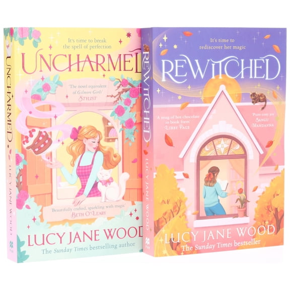 Rewitched & Uncharmed By Lucy Jane Wood: 2 Books Collection Set - Fiction - Paperback