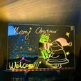 thumbnail image 1 of Rewritable Acrylic Message Board, LED Note Board with Colors, 2024 Christmas Glowing Acrylic Message Board, Led Illuminated Drawing Board Acrylic, Led Writing Board for Kids for Gift., 1 of 9