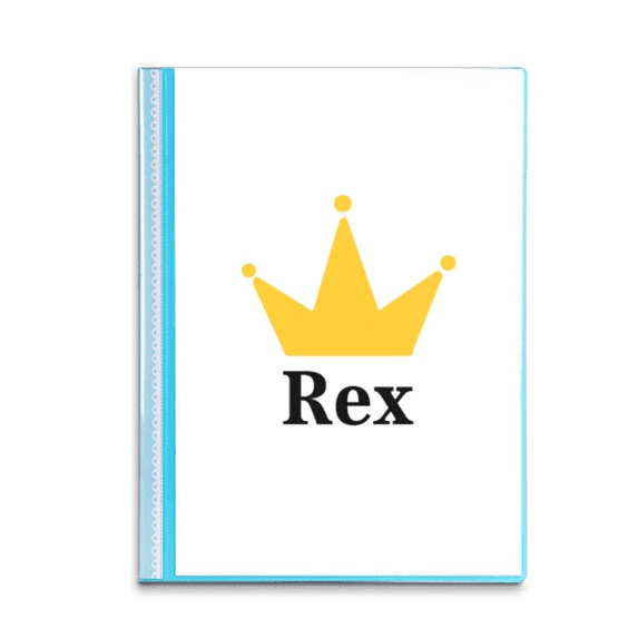 Rex Authority King Commander Kether Book Sheet Protectors Portfolio Binder Folder