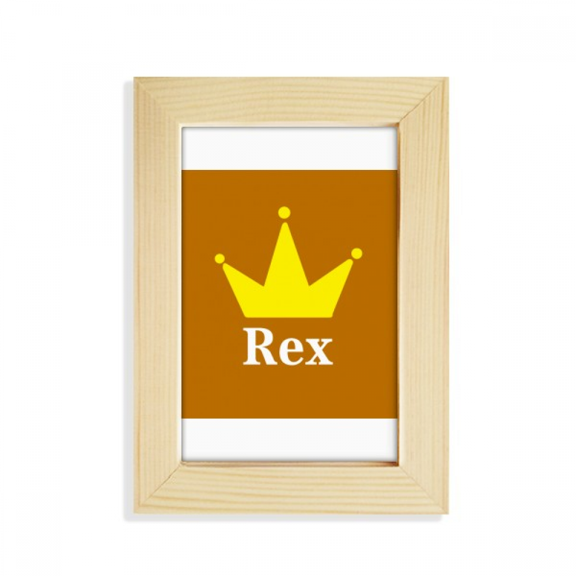 Rex Authority King Commander Kether Desktop Display Photo Frame Picture Art Painting 5x7 inch