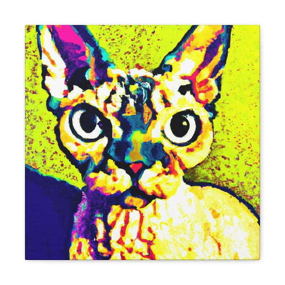 "Rex On The Runway" - Canvas