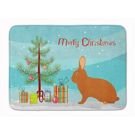 Rex Rabbit Christmas Machine Washable Memory Foam Mat