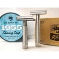 thumbnail image 1 of Rex Supply  Sentry Slant XL Three Piece Stainless Steel Double Edge Razor, 1 of 1