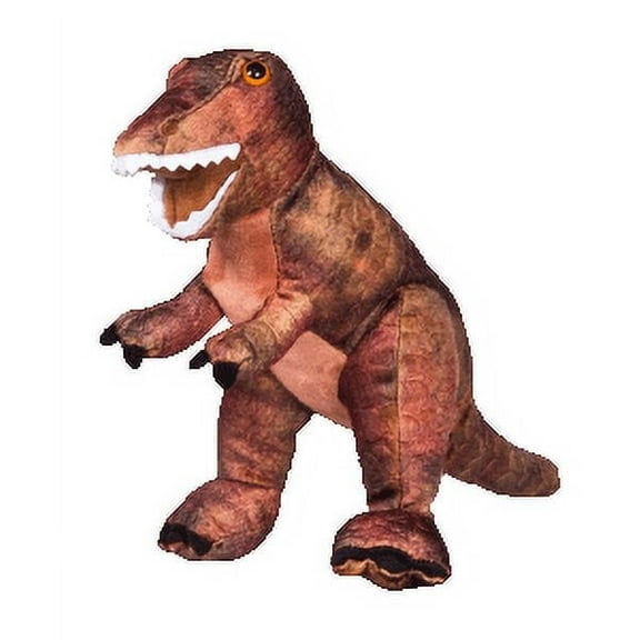 Rex T-Rex Stuffed Toy with Pre-Recorded Dinosaur Sound - 8-Inch Realistic Dinosaur Stuffed Animal - Soft Plush Dinosaur Sound with Sound Module for Kids