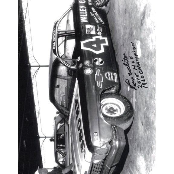 Rex White Autographed 8x10 Photo Nascar SKU #244888