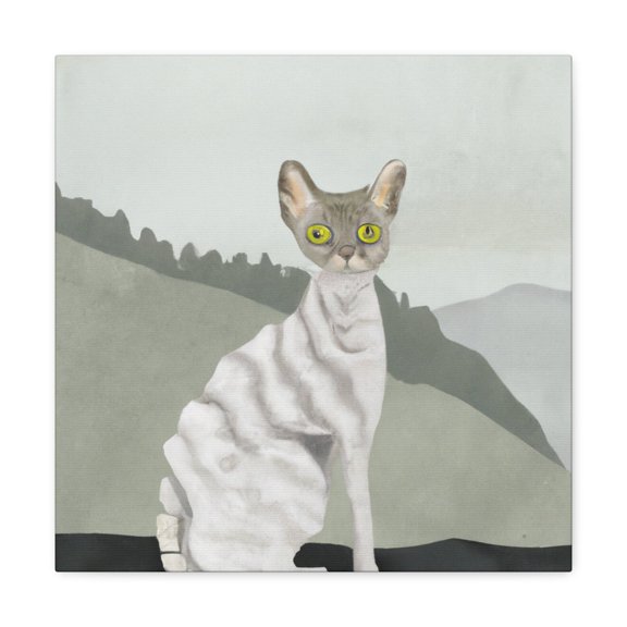 "Rex of Devon Landscape" - Canvas