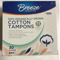 Rexall Breeze Cotton Tampons, 30ct