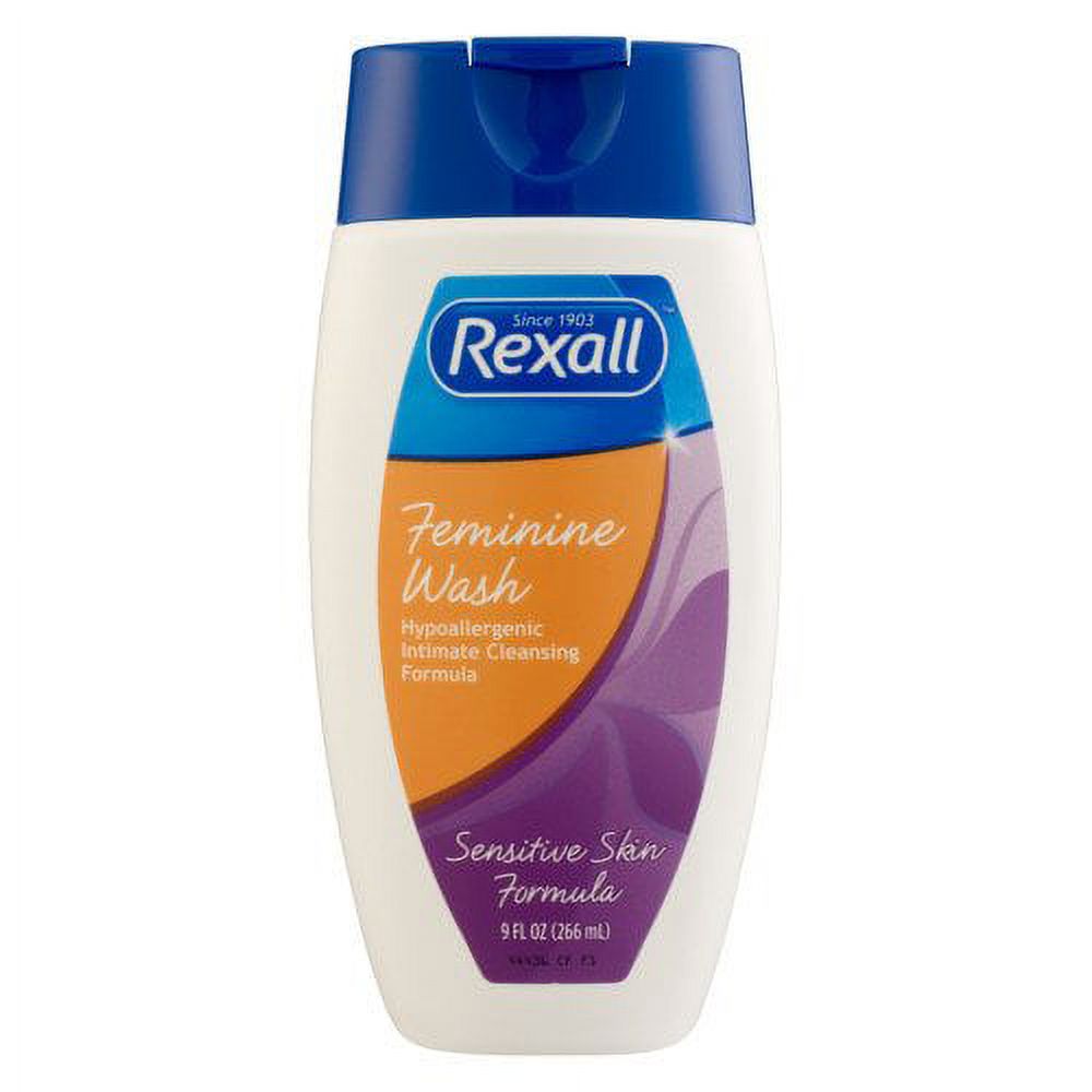 Rexall Feminine Wash Sensitive Skin Formula, 9 Oz